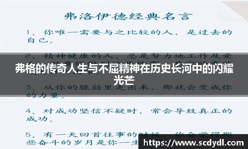 弗格的传奇人生与不屈精神在历史长河中的闪耀光芒